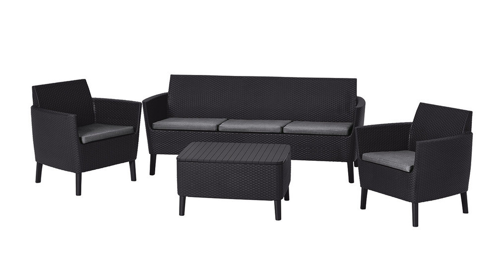 Allibert SALEMO 3 seater - grafit