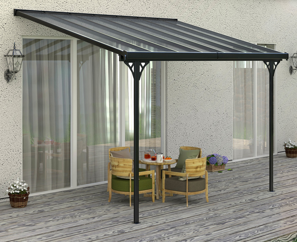 Rojaplast BRUCE F pergola  - TRANSPARENTNÍ polykarbonát B436