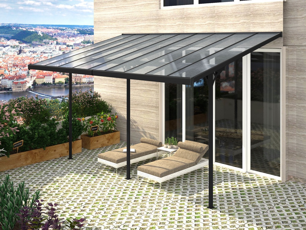 Rojaplast BRUCE J pergola - TRANSPARENTNÍ polykarbonát B618