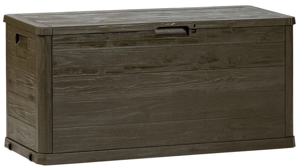 Toomax WOODYS zahradní plastový úložný box 280 L - hnědá