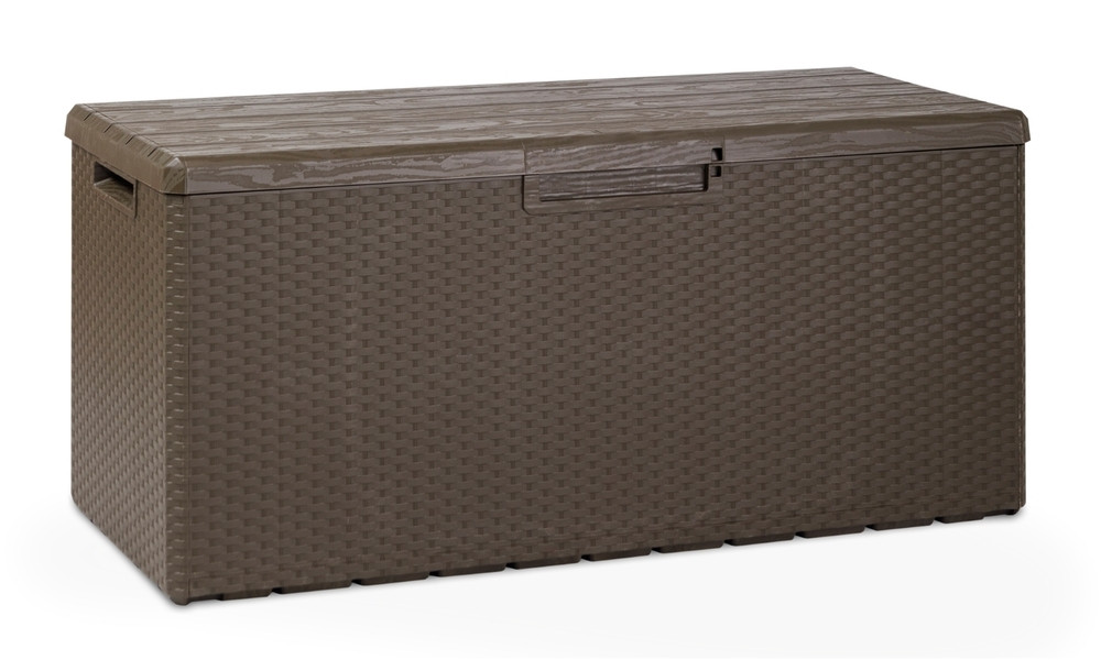 Toomax PORTOFINO zahradní plastový úložný box 340 L - hnědá