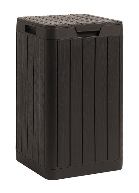 Toomax RIO GARDEN zahradní plastový koš 80 L - hnědá