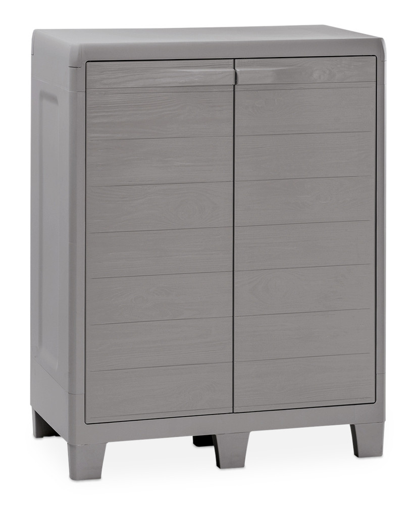 Toomax WOODYS LOW XL skříňka - světle šedá