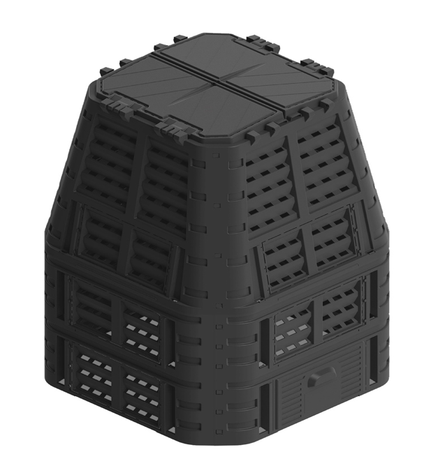 Rojaplast kompostér 1000 L - černý