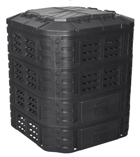 Rojaplast kompostér MODULAR 1120 L  - černý