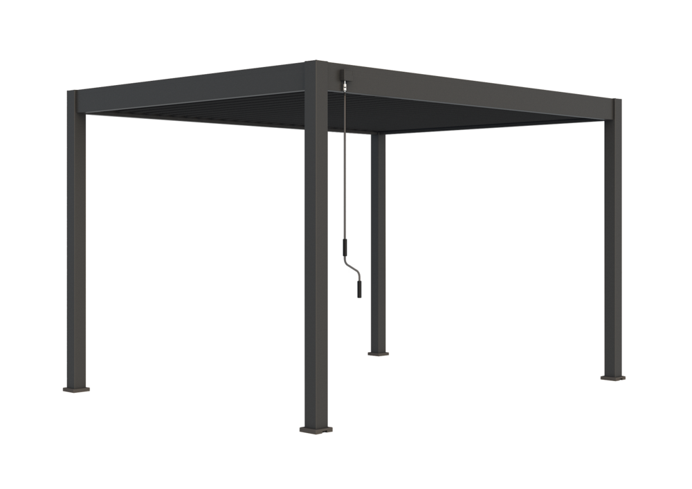 Rojaplast bioklimatická pergola INTRO PLUS 4x3 m, hliník - volně stojící