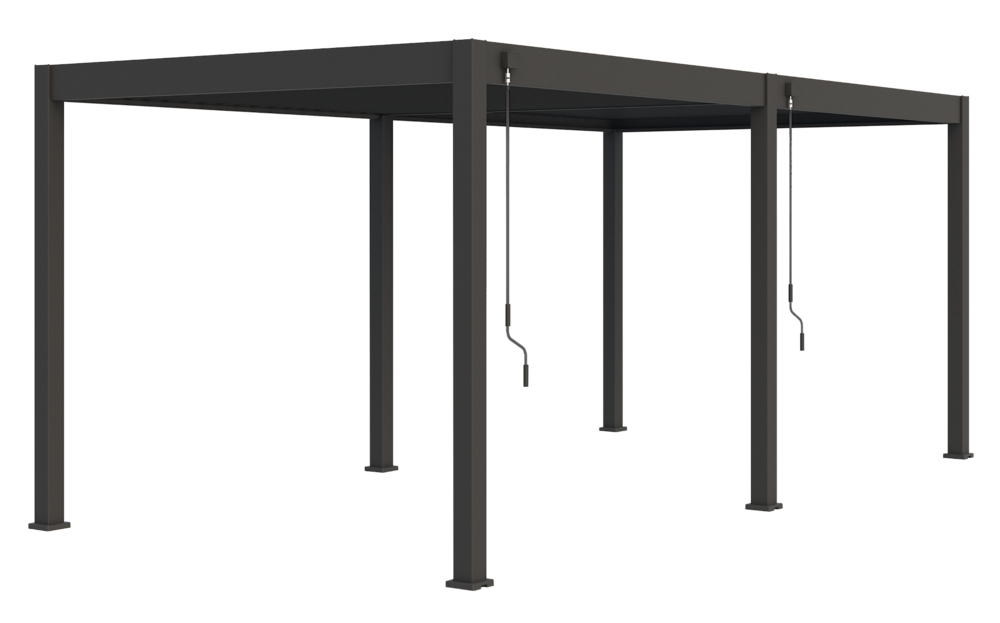 Rojaplast bioklimatická pergola INTRO PLUS 6x3 m, hliník -  volně stojící