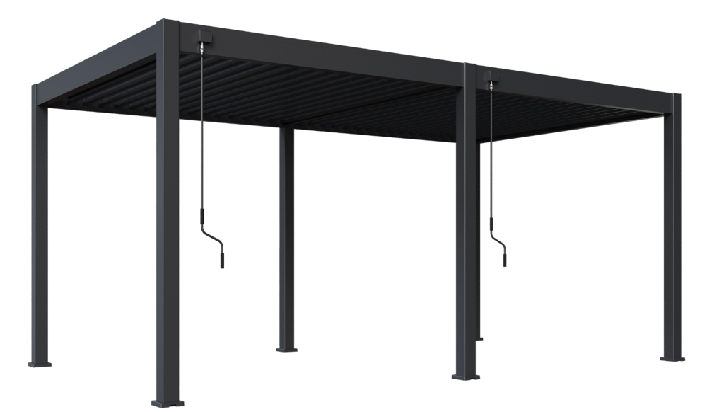 Rojaplast bioklimatická pergola INTRO NEO 5,3x3 m, hliník a ocel - volně stojící