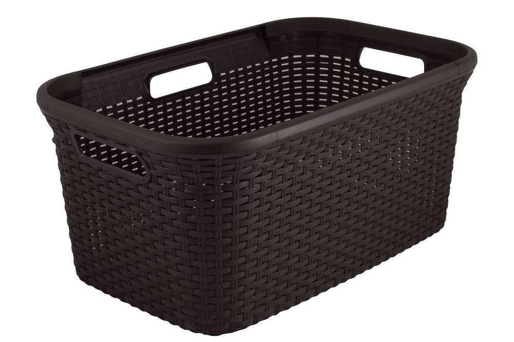 CURVER RATTAN STYLE 45L koš na čisté prádlo - hnědý