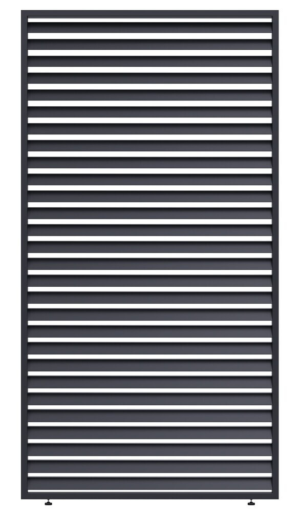 Rojaplast PANEL ZASTÍNĚNÍ, FIXNÍ LAMELY, HORIZONTÁLNÍ 1,3 m pro bioklimatickou pergolu