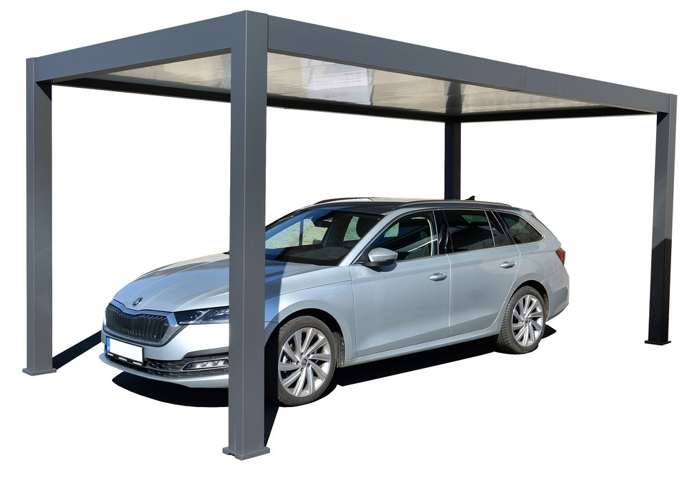 Rojaplast hliníkový přístřešek na auto PRESTIGE 5,3x3 m