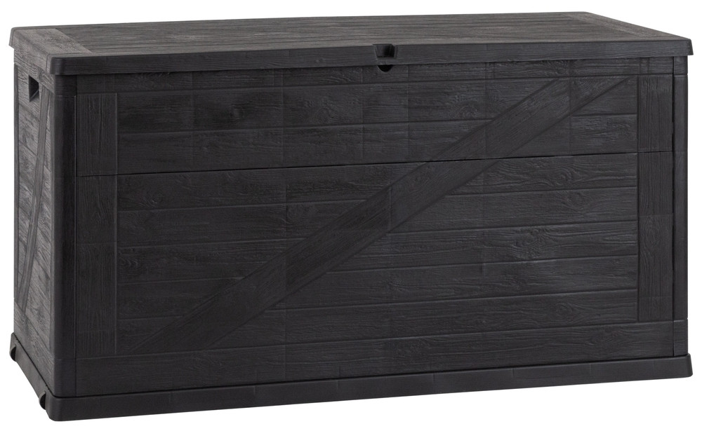 Toomax  WOOD zahradní plastový úložný box 420 L - grafit