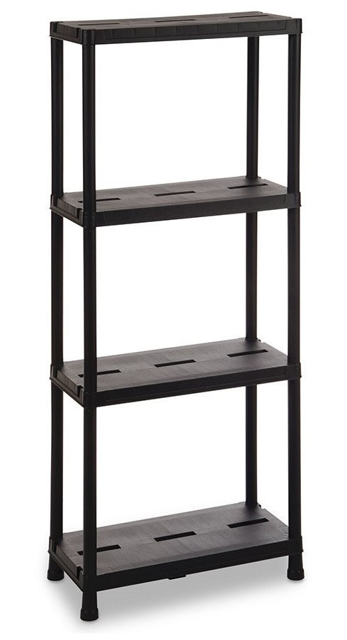 TOOMAX UNIVERSAL PRO 63-4 plastový regál - černá