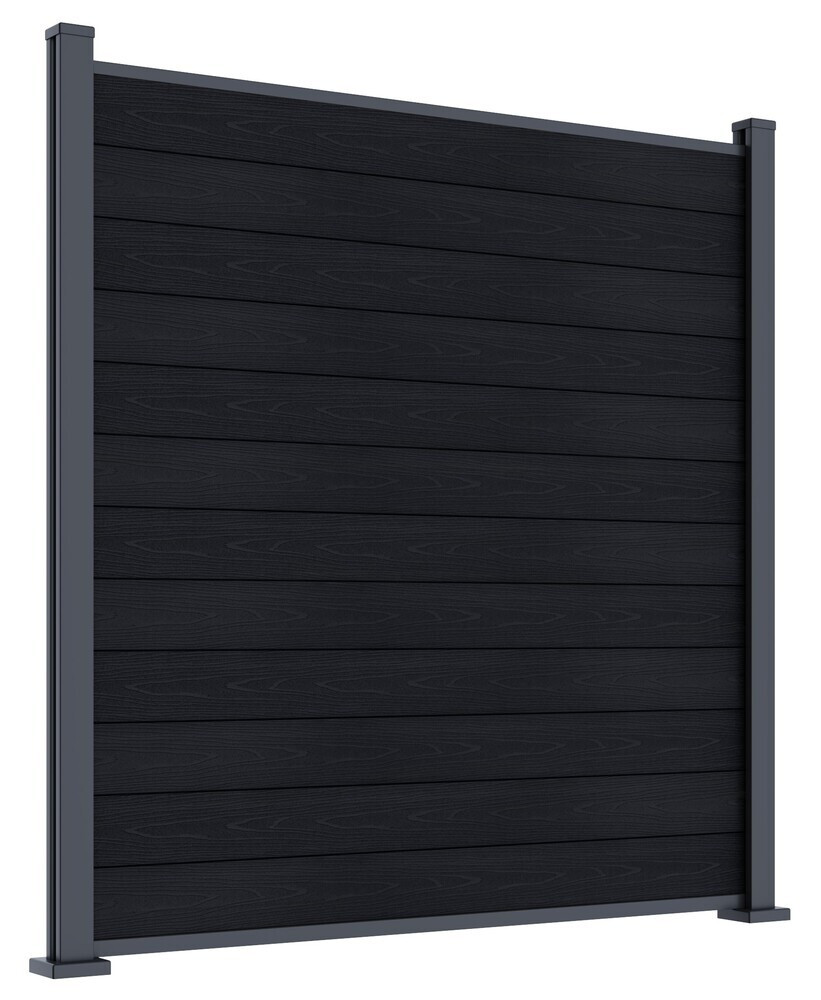 Rojaplast ELEMENT plotový panel WPC 180x180 cm a koncovky - antracit