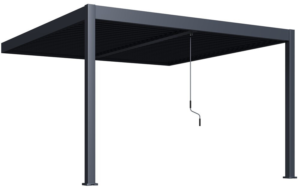 Rojaplast bioklimatická pergola INTRO DUO 4x4 m, hliník - do stěny