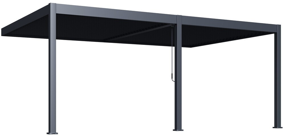 Rojaplast bioklimatická pergola INTRO DUO 6x4 m, hliník - do stěny
