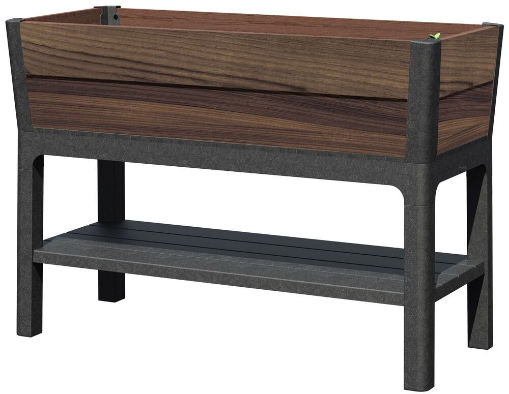Keter květináč DECO ELEVATED GARDEN BED - Walnut