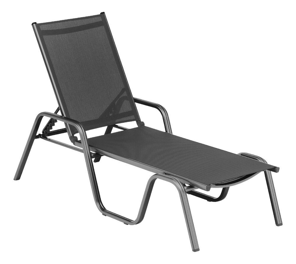 KETTLER BASIC PLUS hliníkové lehátko - antracit/antracit