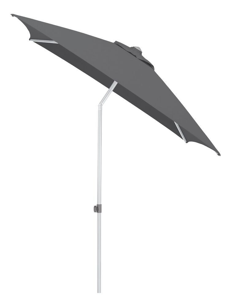 Slunečník KETTLER EASY PUSH 200x200 cm - stříbrná / antracit - voděodolný