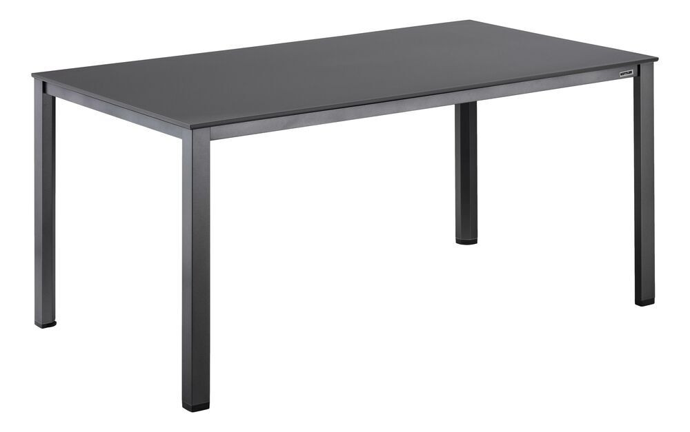 CUBIC/KETTALUX jídelní hliníkový stůl 160x90 cm - antracit/antracit