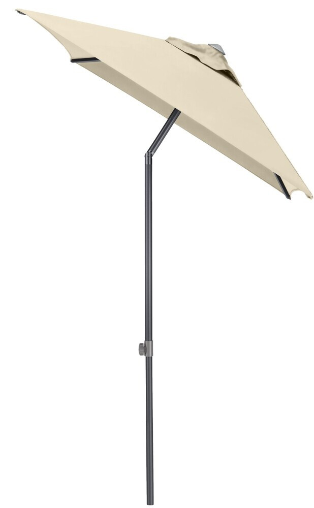 Slunečník KETTLER EASY PUSH 150x210 cm - matný antracit/béžová - voděodolný