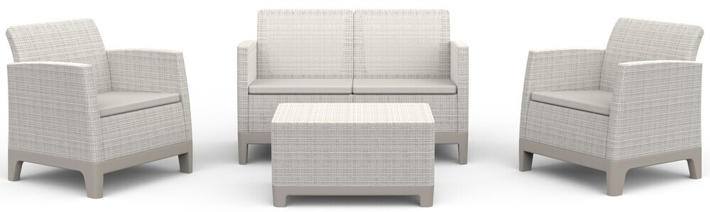 Keter SCANDI FORMA SET - Pebble grey/Soft biege