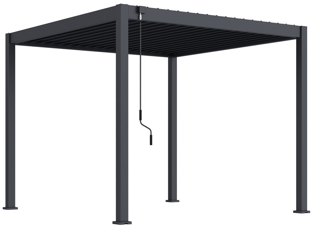 Rojaplast bioklimatická pergola ECO 3x3 m, ocel - volně stojící