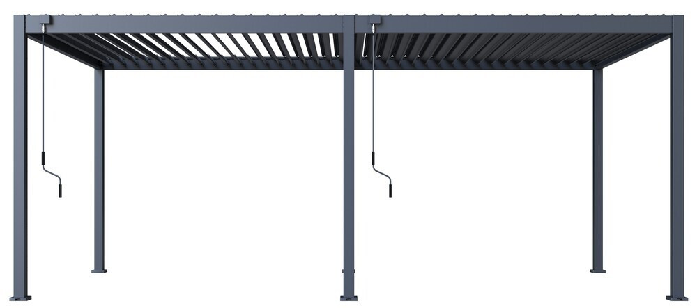 Rojaplast bioklimatická pergola ECO 6x3 m, ocel - volně stojící