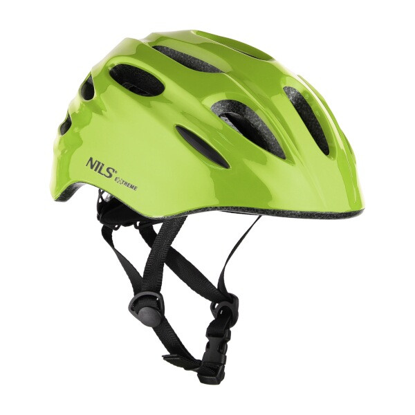 MTW01 ZELENÁ VEL.XS (43-49 CM) HELMA S BLIKAČKOU NILS EXTREME
