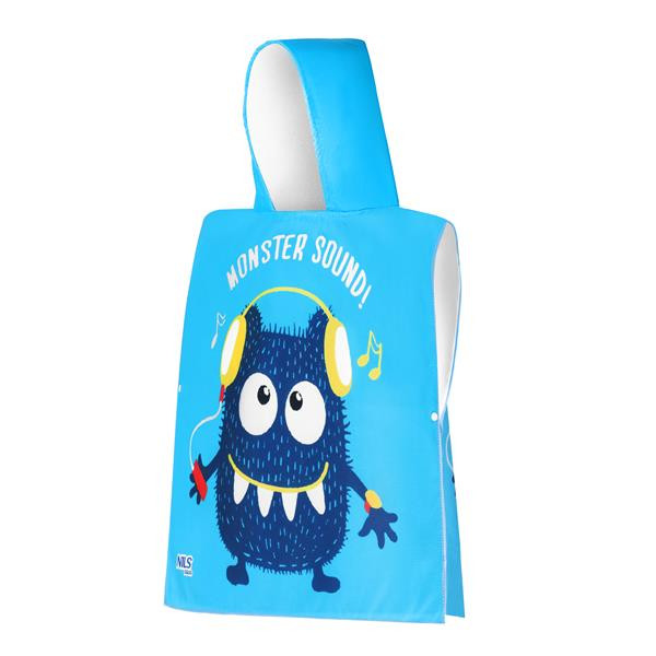 Ručník - pončo z mikrovlákna NILS aqua NAR20 Monster