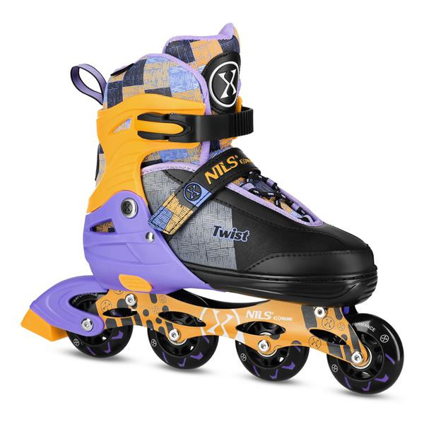 NA13810 ŽLUTÉ VEL.L(39-42) KOLEČKOVÉ BRUSLE NILS EXTREME