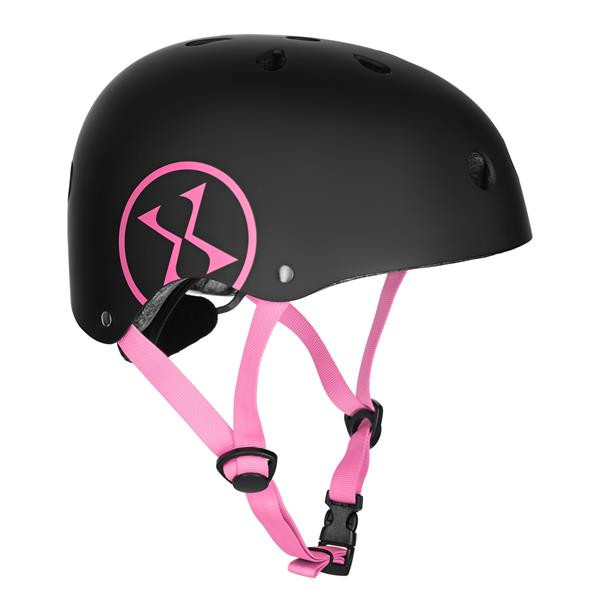 MTW001-1 ČERNO-RŮŽOVÁ VEL.L(58-61CM) HELMA NILS EXTREME