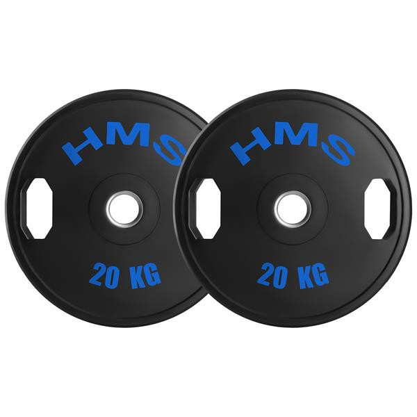 Sada pogumovaných olympijských kotoučů HMS TOG20 2 x 20 kg