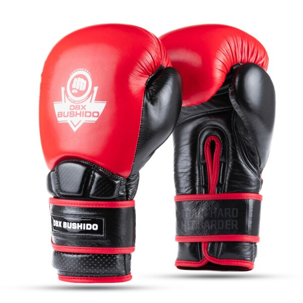 WARRIOR RED 14 OZ. BOXERSKÉ RUKAVICE DBX BUSHIDO