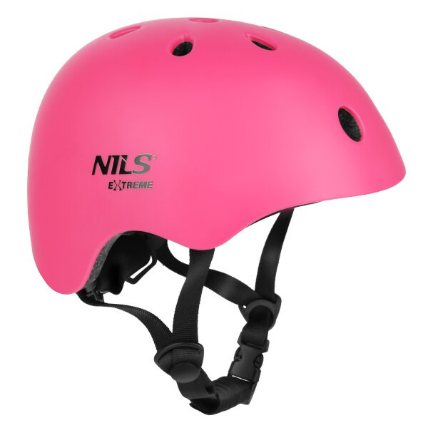 MT301 RŮŽOVÁ VEL.S(52-56CM) HELMA NILS EXTREME