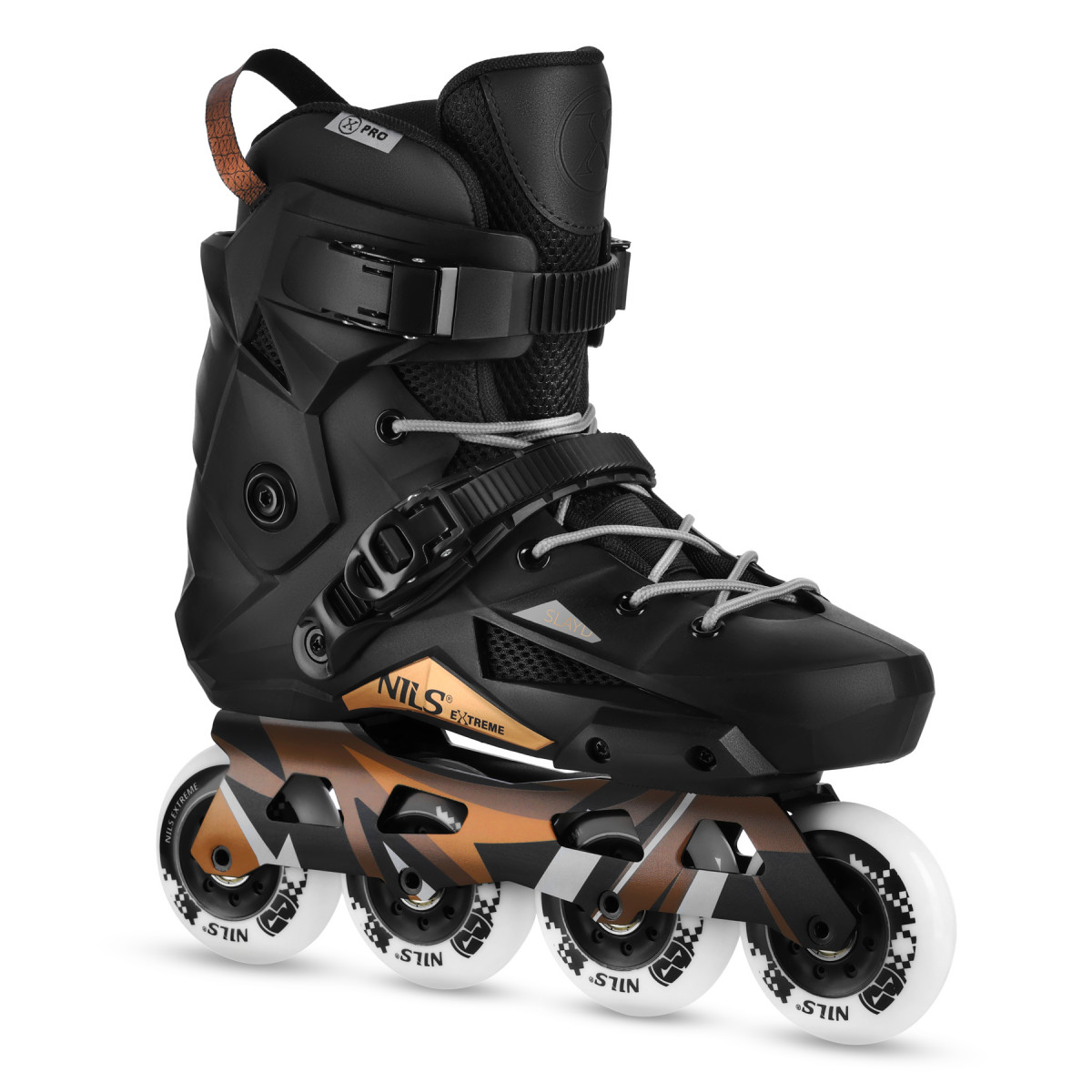 NA1601 ČERNÉ VEL.36 SLALOMOVÉ BRUSLE SLAYD NILS EXTREME
