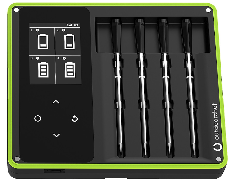 Bezdrátový teploměr EASY CHECK QUADRO 4 sondy Outdoorchef