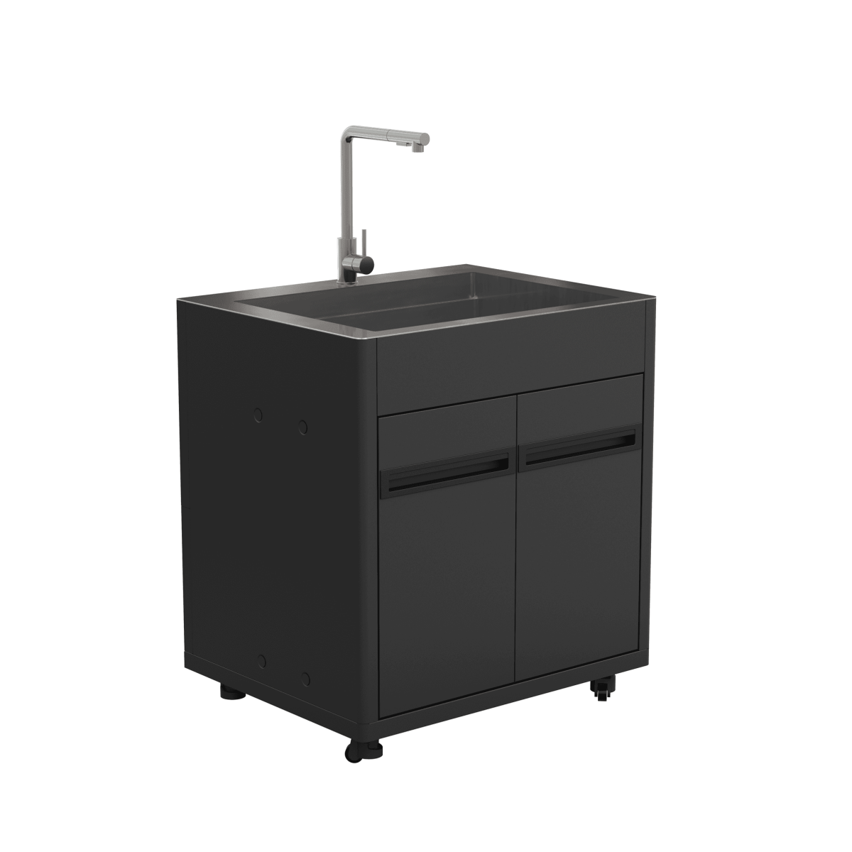 Dřezový modul HEAT – černý Outdoorchef