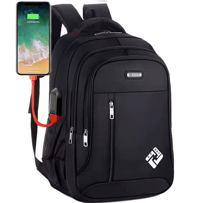 Platinium Batoh s USB portem 30 litrů černý