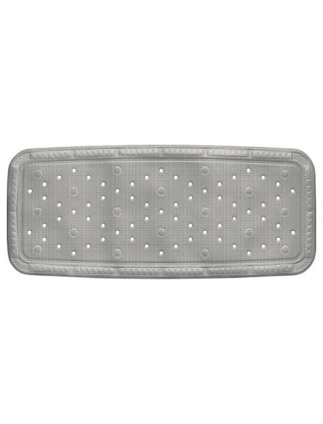 KELA Vanová podložka KRETA PVC šedá 92x36cm KL-22370