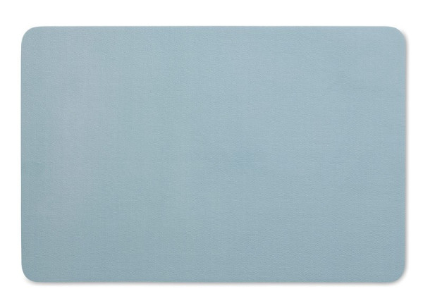 KELA Prostírání KIMARA 45x30 cm imitace kůže světle modrá KL-12311