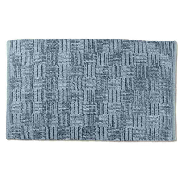 KELA Koupelnová předložka Leana 100x60 cm bavlna modrá KL-23502