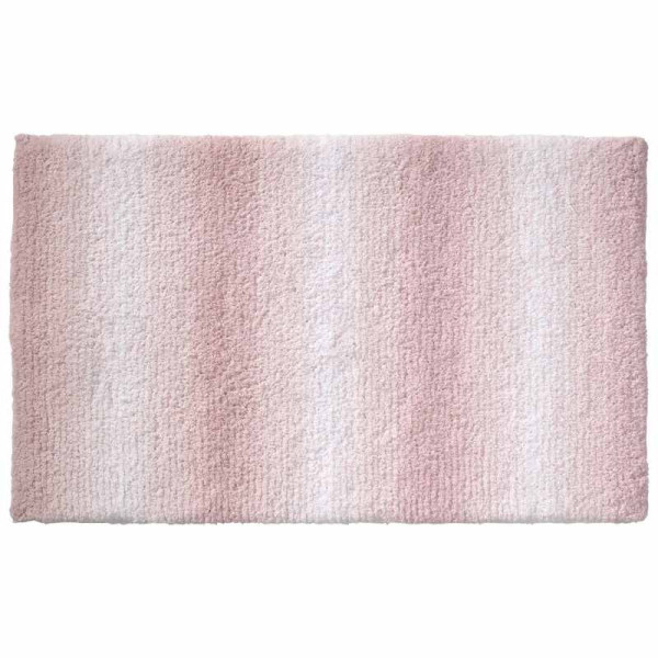 KELA Koupelnová předložka Ombre 80x50 cm polyester starorůžová KL-23565
