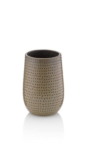 KELA Pohár Dots keramika mokka KL-23605