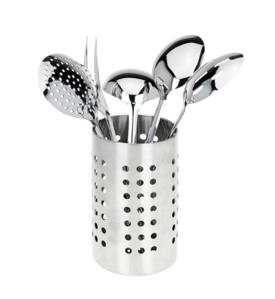 EXCELLENT HOUSEWARE Kuchyňské náčiní nerez ve stojanu sada 6 ks KO-A12210040
