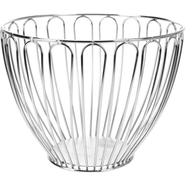 EXCELLENT HOUSEWARE Koš na ovoce drátěný chrom 24 cm KO-170425300