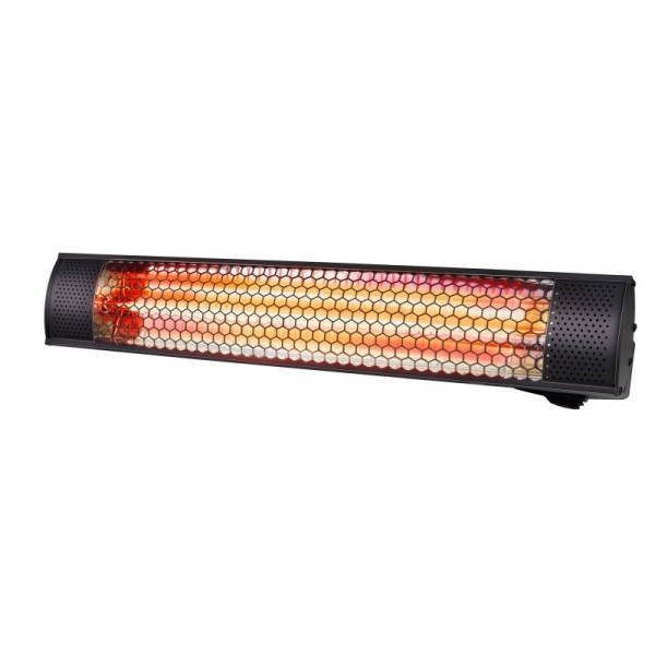 ALPINA Infračervený zářič ohřívač nástěnný 2000W černáED-218780