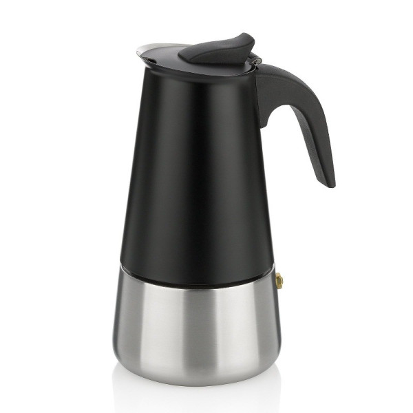 KELA Konvice na espresso Ferrara nerez černá 19,5 cm 10,0 cm  300,0 ml KL-10899