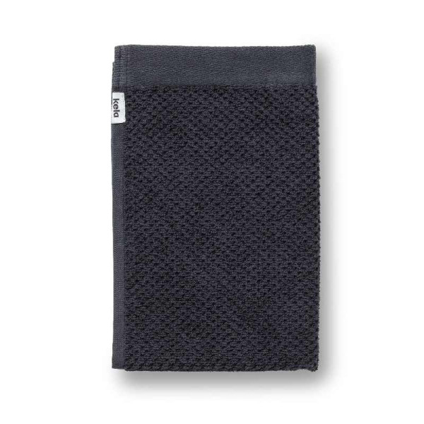 KELA Ručník pro hosty Lavinia 100% bavlna černá 30,0x50,0cm KL-23941
