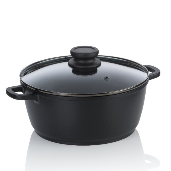 KELA Kastrol s keramickým povrchem a poklicí ATURA 24 cm 3,2 l KL-15171